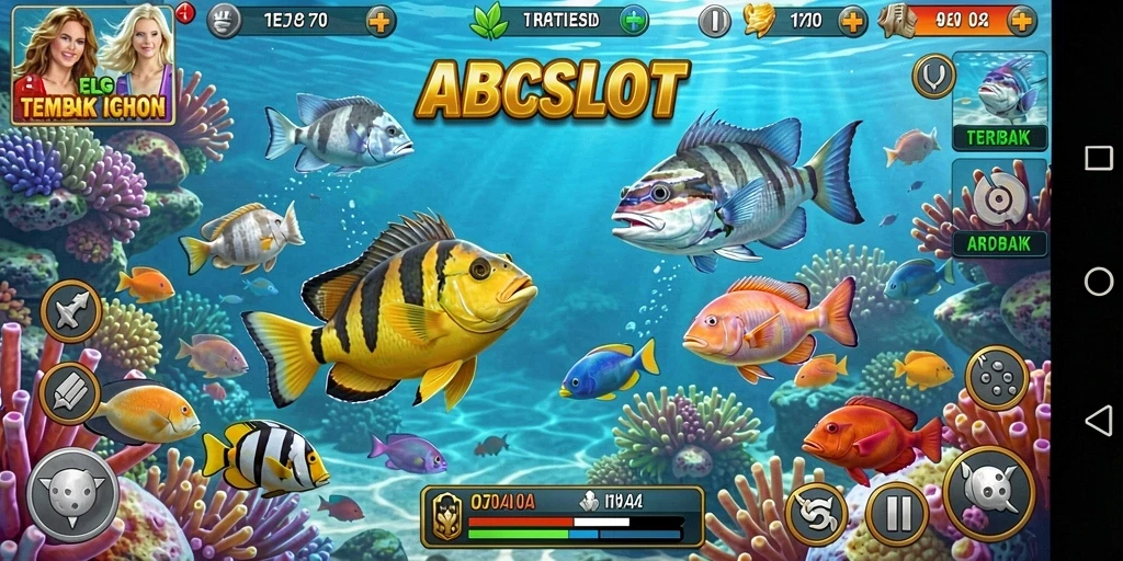 Tampilan gameplay ABCSLOT dengan pengalaman menembak ikan yang menyenangkan.