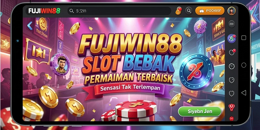 Tampilan menarik dari gameplay FUJIWIN88 dengan simbol yang berwarna-warni.
