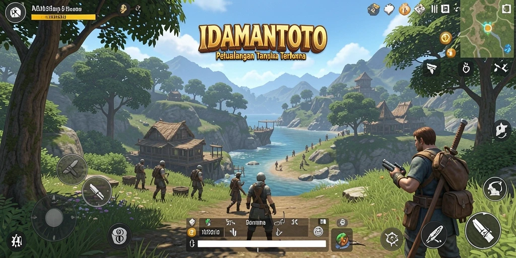 Gameplay seru di dunia terbuka IDAMANTOTO yang menampilkan eksplorasi dan petualangan.