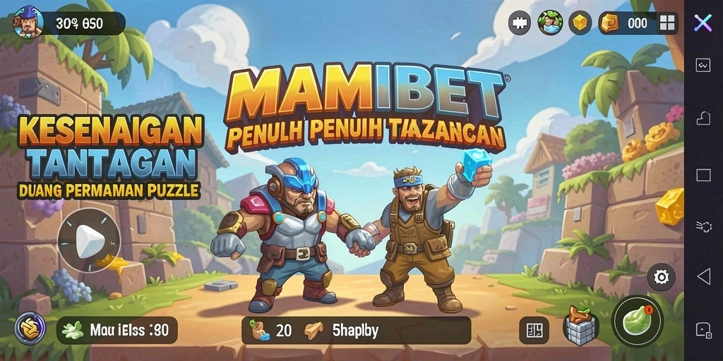 Gameplay MAMIBET yang penuh warna dan menantang dalam permainan Puzzle.