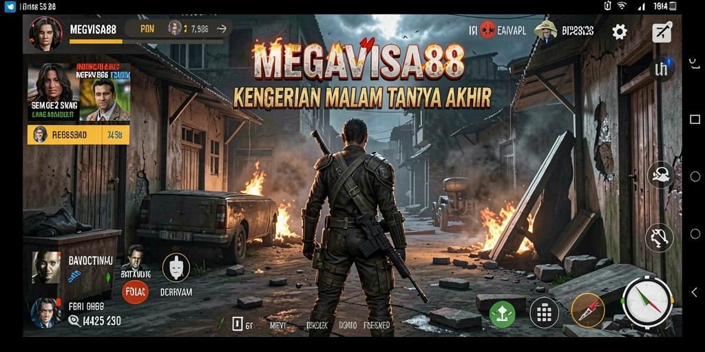 Tampilan mencekam dari gameplay MEGAVISA88 yang penuh ketegangan.