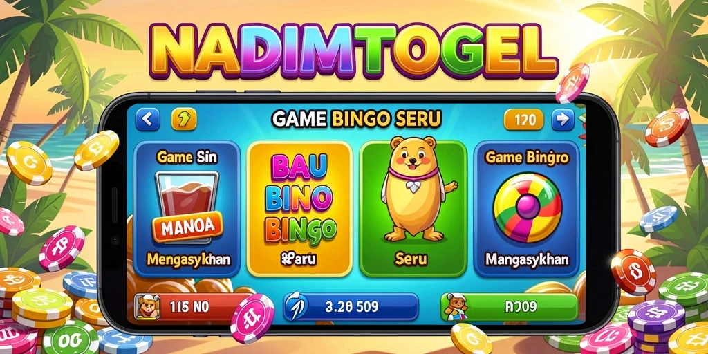 Tampilan gameplay NADIMTOGEL yang mengasyikkan saat bermain Bingo.
