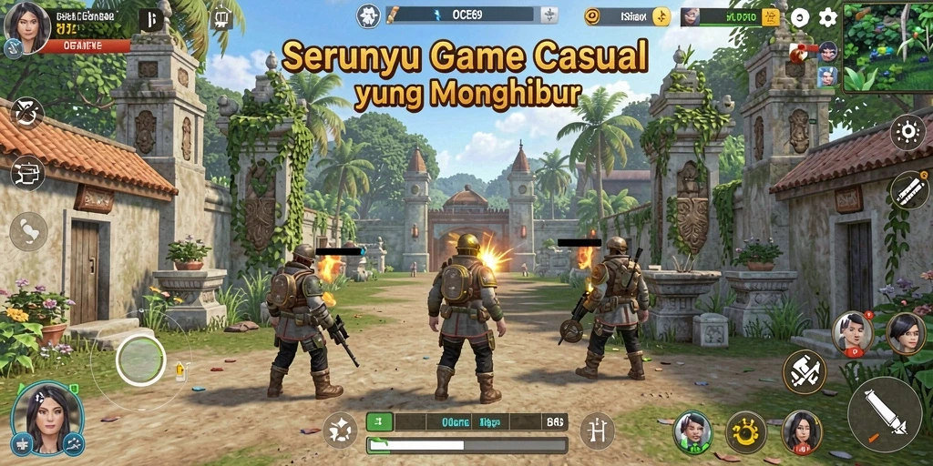 Tampilan gameplay seru dan penuh warna dari OCE69.